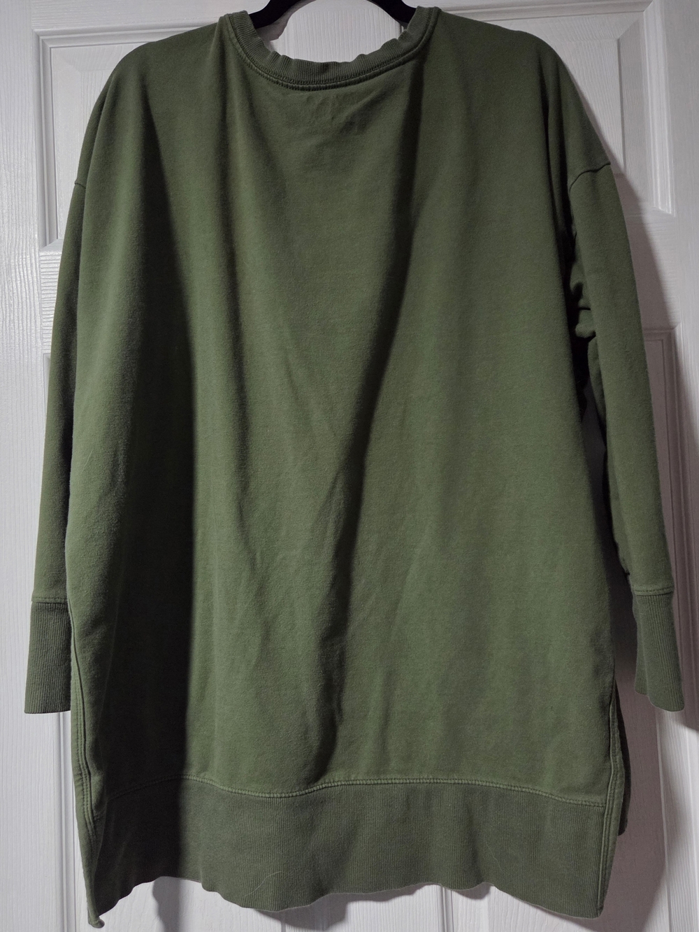 Terra & Sky Olive Green Crewneck Pullover - Picture 4 of 5